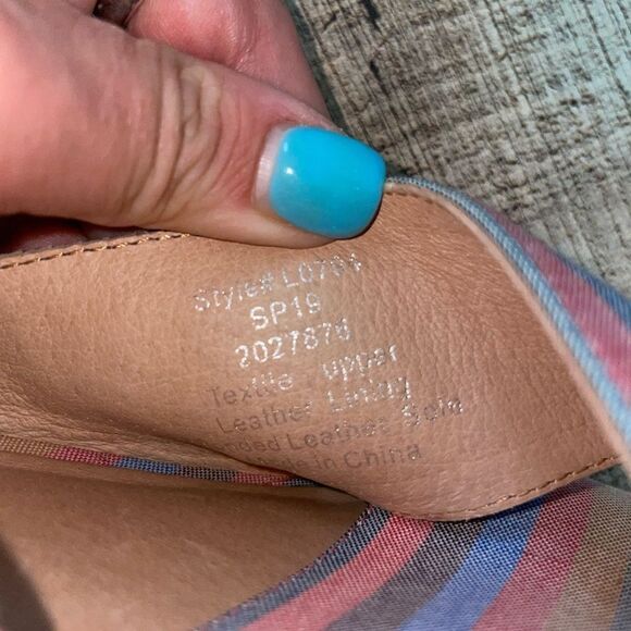 Madewell ruthie crisscross mule striped - Picture 9 of 10